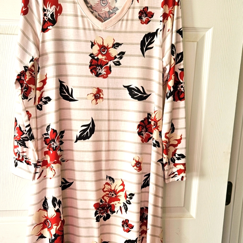 LuLaRoe pink Rose Dress